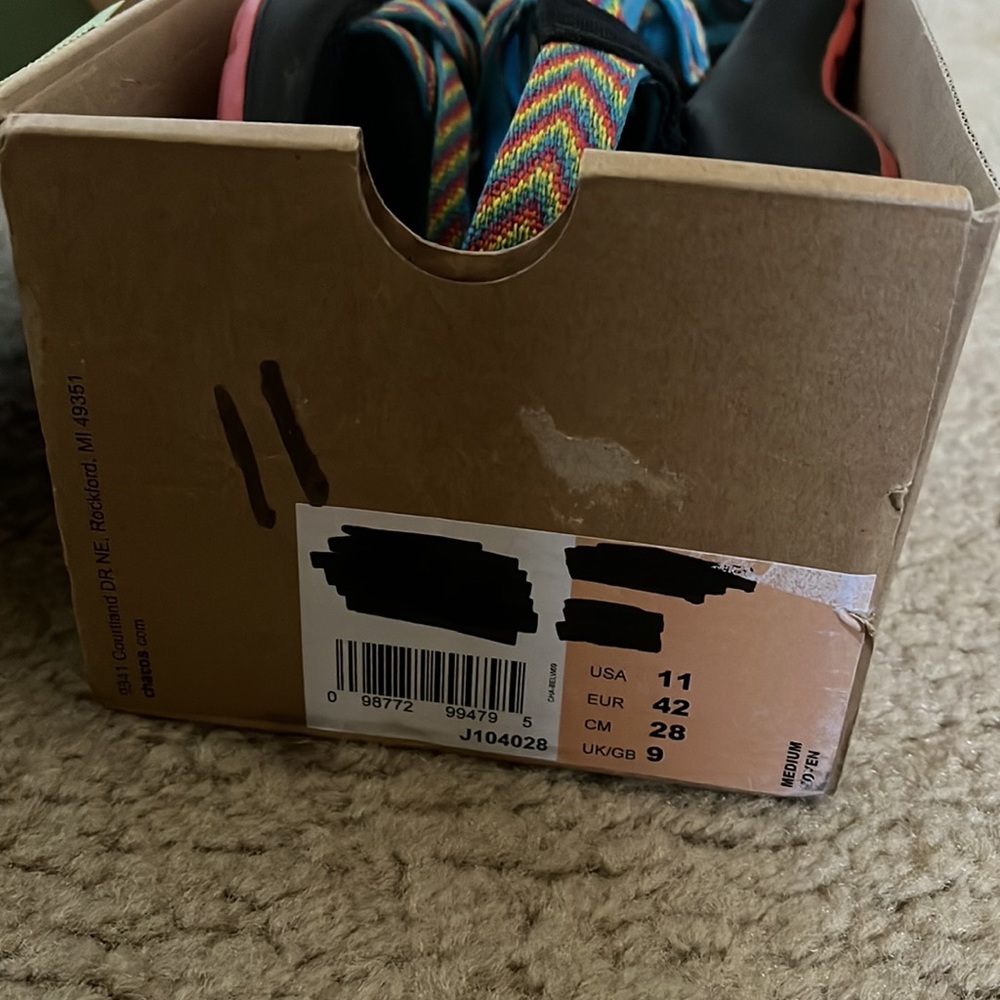 🩴EUC Rainbow Chaco’s Size 11. SS1 - Picture 2 of 7